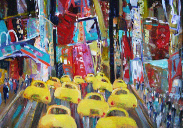 Times Square #3 | 30x38 | $1,600