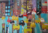 Across Town / Traffic Jam  28x20