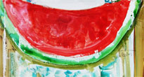 Melon Slice 17x25 $150